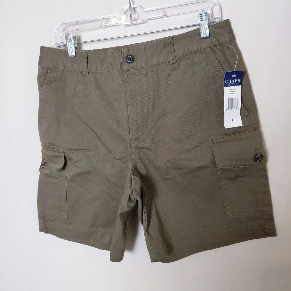 Chaps shorts size 8 Safari Green NWT
